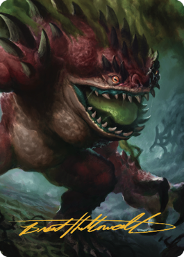 Hezrou Art Card (Gold-Stamped Signature) [Commander Legends: Battle for Baldur's Gate Art Series] | Gamers Paradise