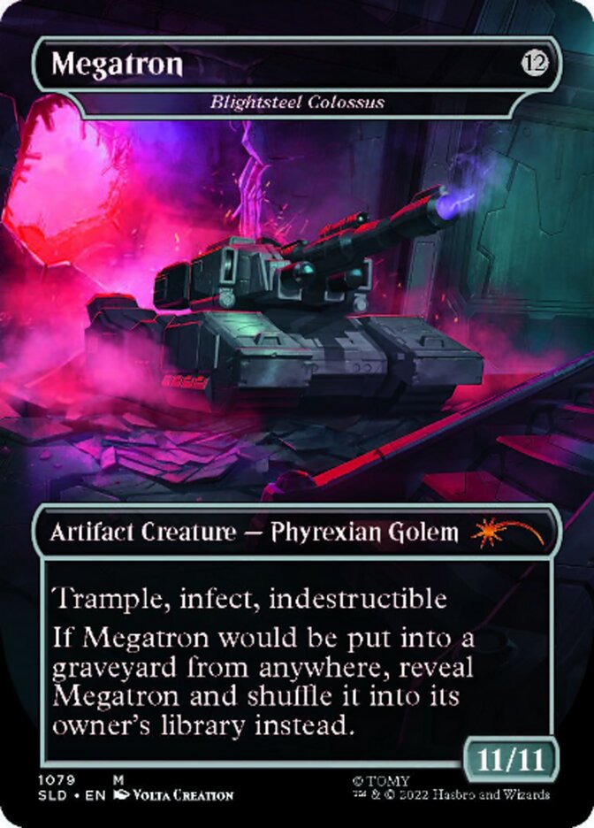 Blightsteel Colossus - Megatron (Borderless) [Secret Lair Drop Series] | Gamers Paradise