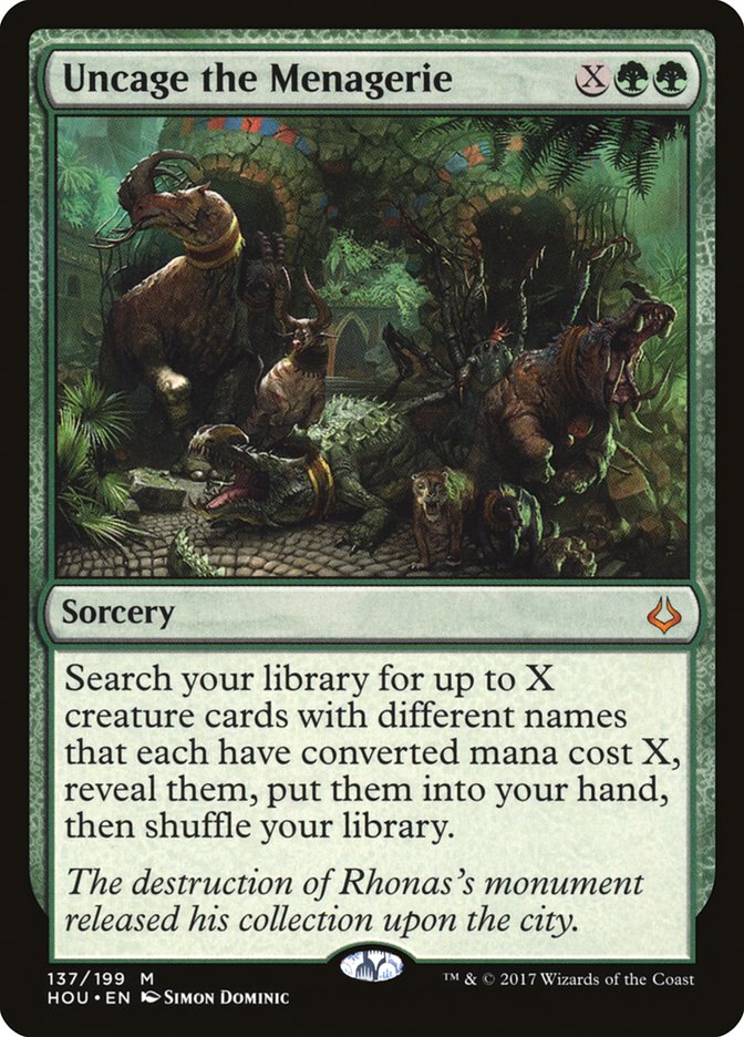 Uncage the Menagerie [Hour of Devastation] | Gamers Paradise