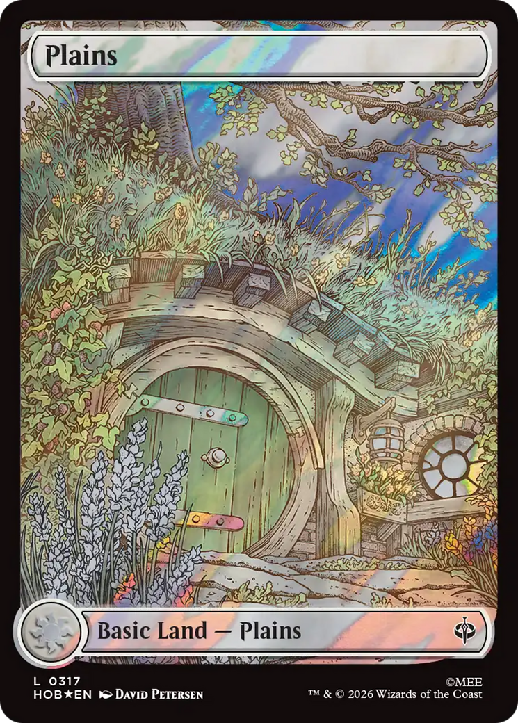 Plains (0317) (Surge Foil) [The Hobbit] | Gamers Paradise