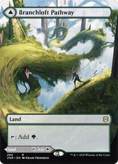 Branchloft Pathway // Boulderloft Pathway (Borderless Alternate Art) [Zendikar Rising] | Gamers Paradise