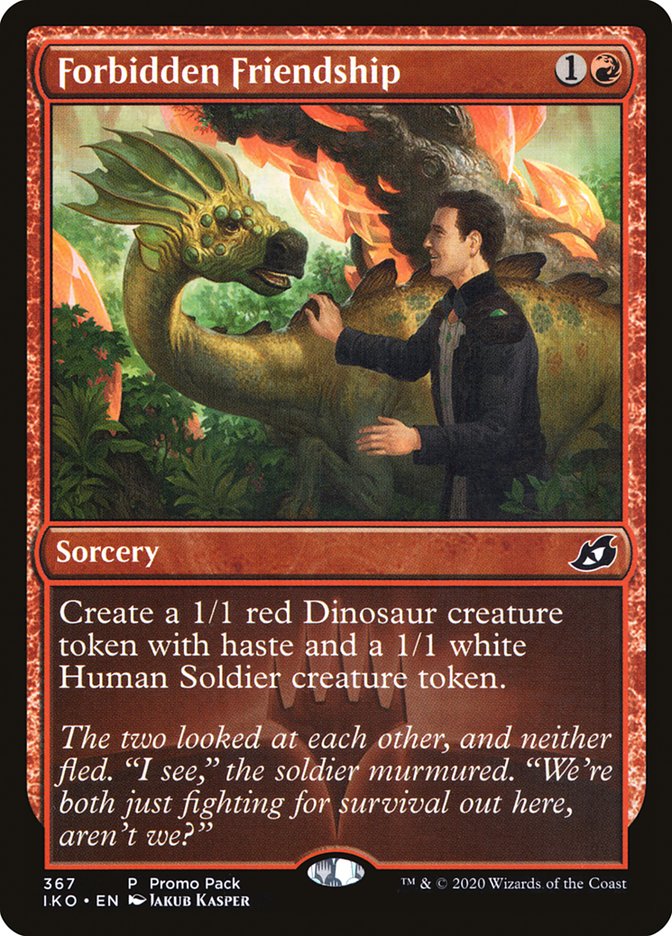 Forbidden Friendship (Promo Pack) [Ikoria: Lair of Behemoths Promos] | Gamers Paradise