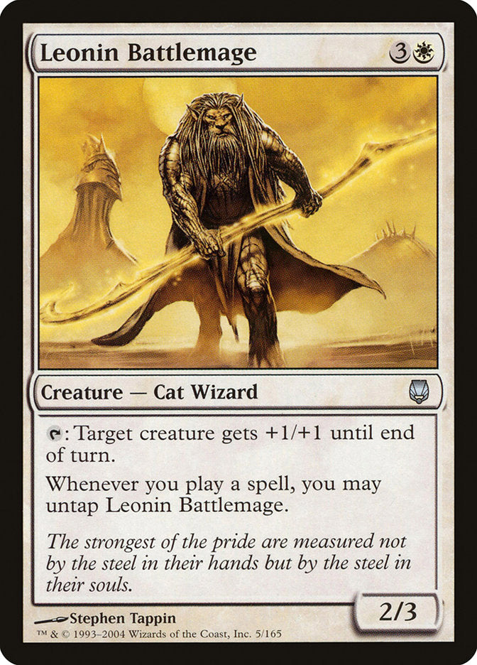 Leonin Battlemage [Darksteel] | Gamers Paradise