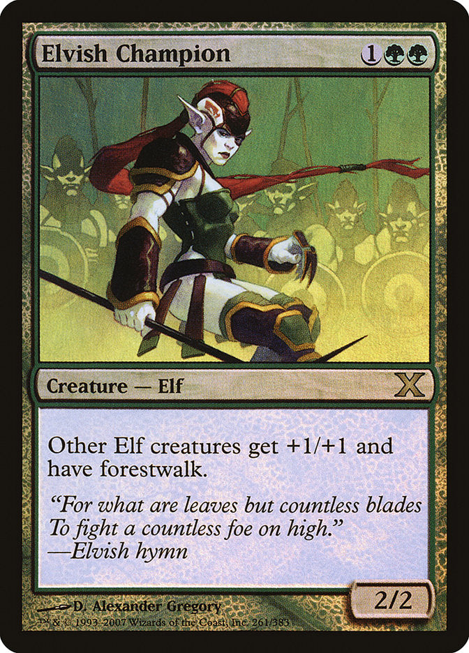 Elvish Champion (Premium Foil) [Tenth Edition] | Gamers Paradise