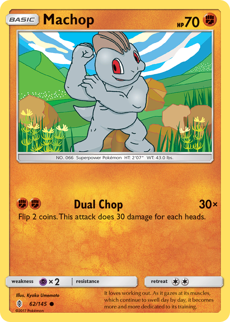 Machop (62/145) [Sun & Moon: Guardians Rising] | Gamers Paradise