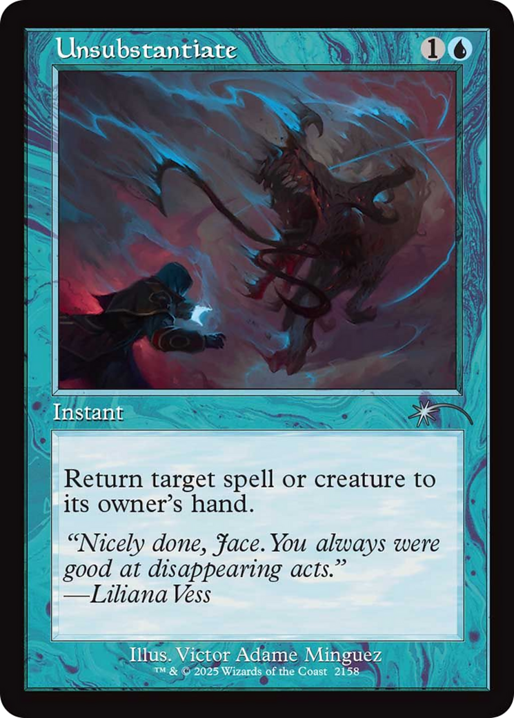 Unsubstantiate (Retro Frame) [Secret Lair Drop Series] | Gamers Paradise