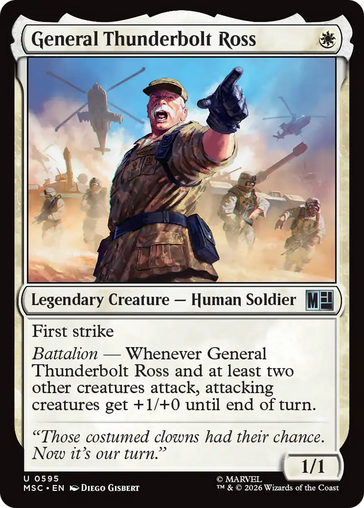 General Thunderbolt Ross [Marvel Super Heroes Commander] | Gamers Paradise