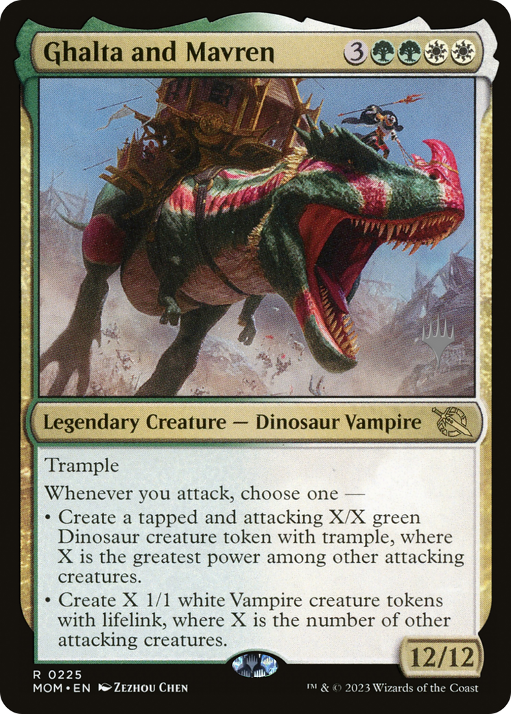 Ghalta and Mavren (Promo Pack) [March of the Machine Promos] | Gamers Paradise