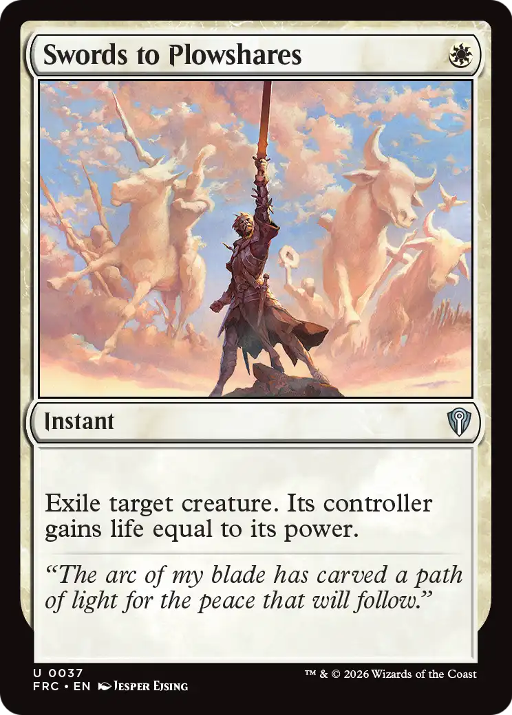 Swords to Plowshares [Reality Fracture Commander] | Gamers Paradise