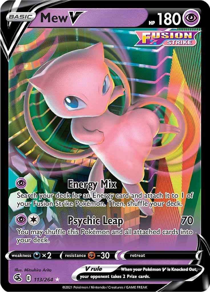 Mew V (113/264) [Sword & Shield: Fusion Strike] | Gamers Paradise