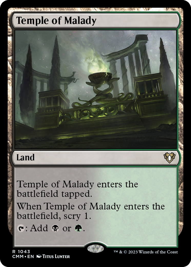 Temple of Malady [Commander Masters] | Gamers Paradise