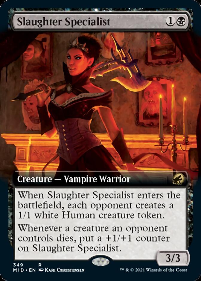 Slaughter Specialist (Extended Art) [Innistrad: Midnight Hunt] | Gamers Paradise