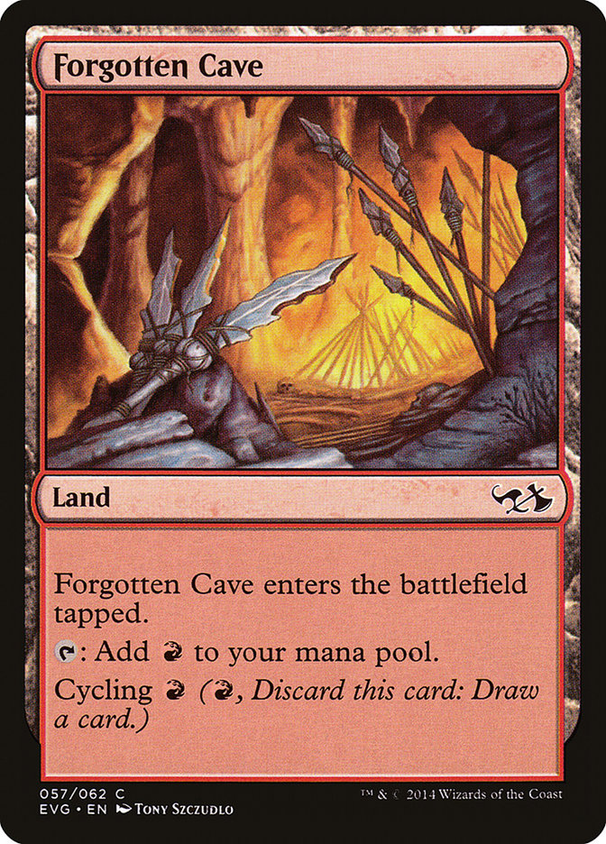 Forgotten Cave (Elves vs. Goblins) [Duel Decks Anthology] | Gamers Paradise