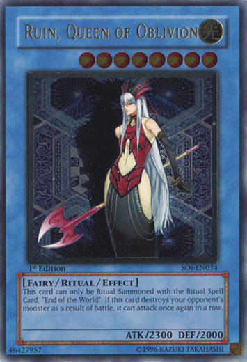 Ruin, Queen of Oblivion (UTR) [SOI-EN034] Ultimate Rare | Gamers Paradise