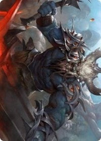 Frenzied Raider Art Card [Kaldheim Art Series] | Gamers Paradise