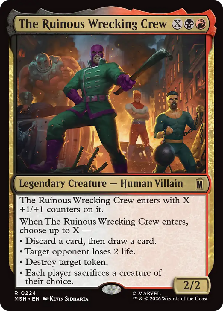 The Ruinous Wrecking Crew [Marvel Super Heroes] | Gamers Paradise