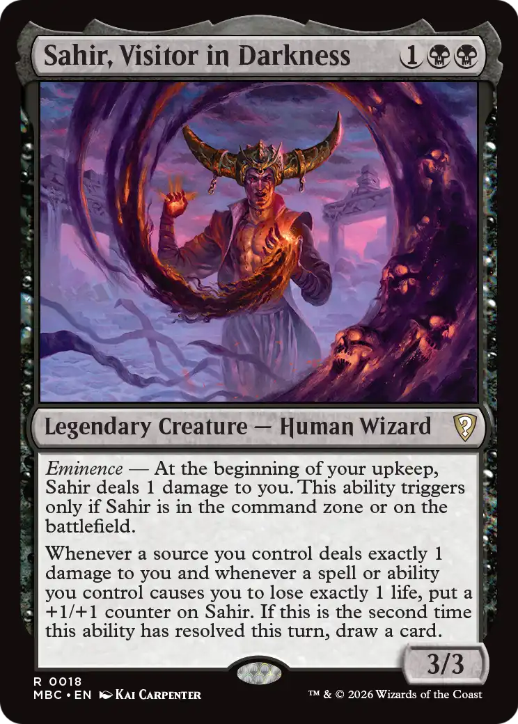 Sahir, Visitor in Darkness [Mystery Booster: Commander Edition] | Gamers Paradise