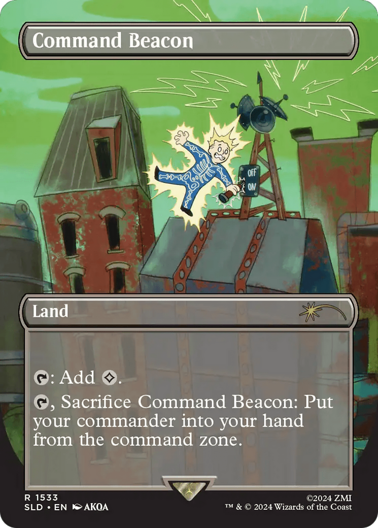Command Beacon (Rainbow Foil) [Secret Lair Drop Series] | Gamers Paradise