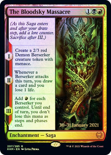 The Bloodsky Massacre [Kaldheim Prerelease Promos] | Gamers Paradise