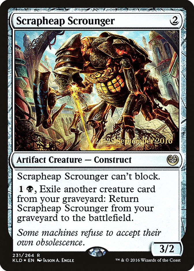 Scrapheap Scrounger [Kaladesh Prerelease Promos] | Gamers Paradise