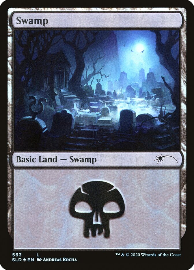 Swamp (Spooky) (563) [Secret Lair Drop Promos] | Gamers Paradise