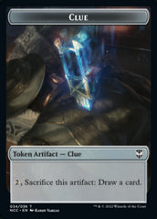 Tentacle // Clue Double-Sided Token [Streets of New Capenna Commander Tokens] | Gamers Paradise
