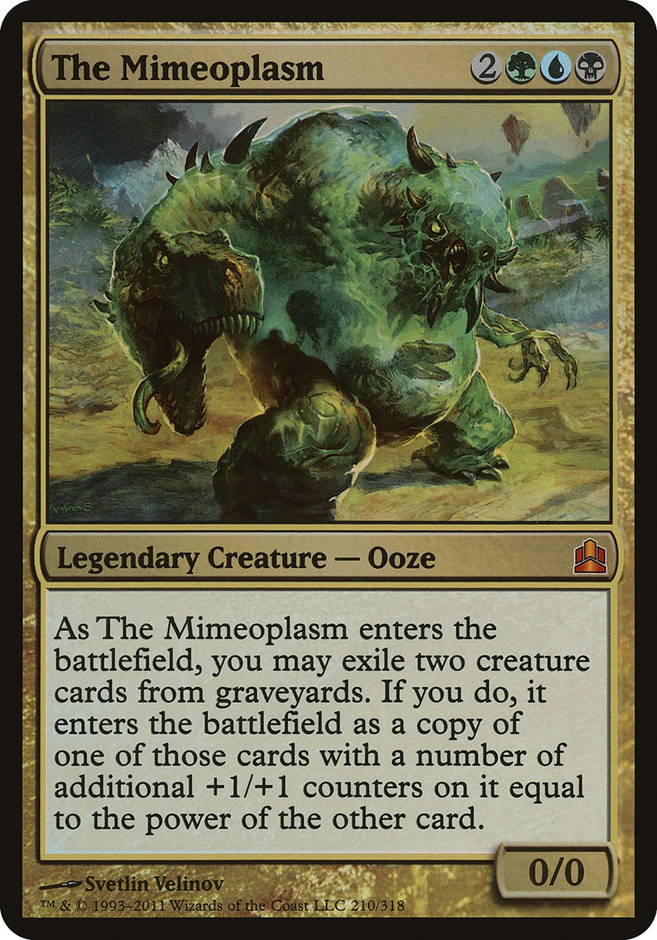 The Mimeoplasm (Oversized) [Commander 2011 Oversized] | Gamers Paradise