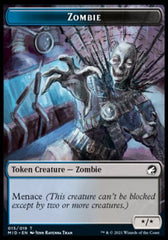 Human // Zombie (015) Double-Sided Token [Innistrad: Midnight Hunt Tokens] | Gamers Paradise