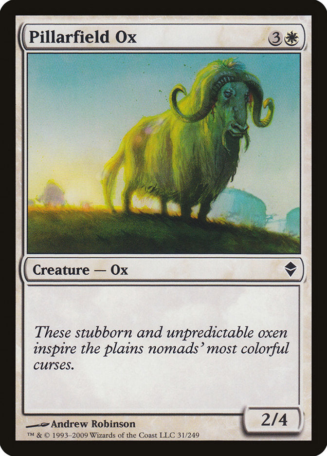 Pillarfield Ox [Zendikar] | Gamers Paradise