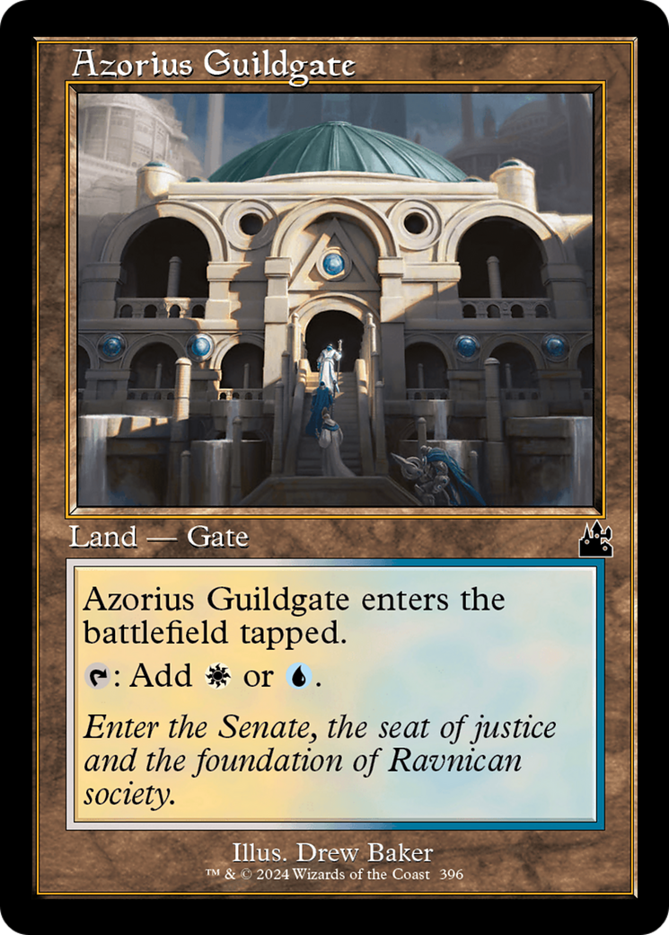 Azorius Guildgate (Retro Frame) [Ravnica Remastered] | Gamers Paradise