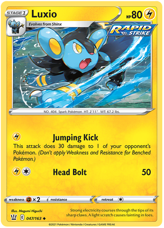 Luxio (047/163) [Sword & Shield: Battle Styles] | Gamers Paradise