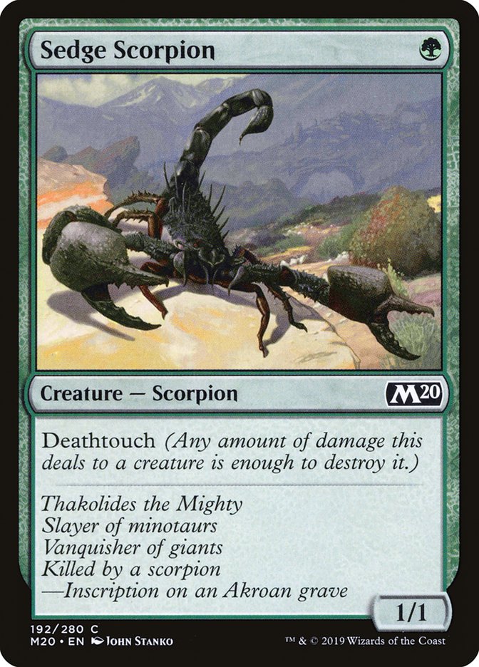 Sedge Scorpion [Core Set 2020] | Gamers Paradise