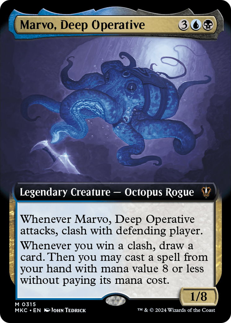 Marvo, Deep Operative (Extended Art) [Murders at Karlov Manor Commander] | Gamers Paradise