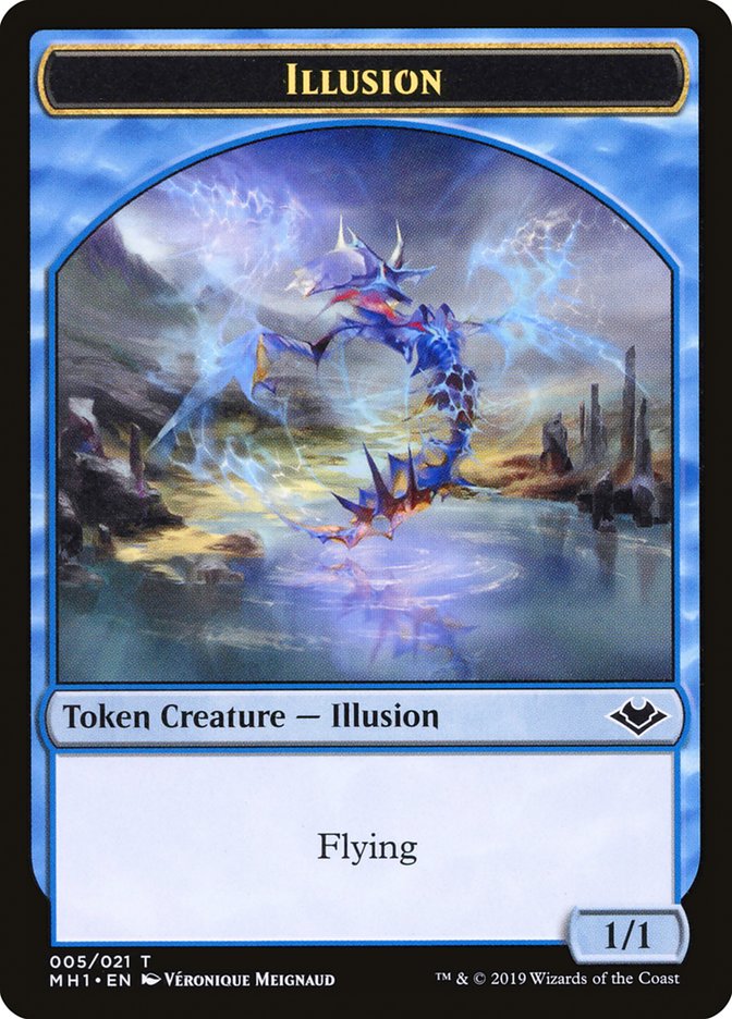 Angel (002) // Illusion (005) Double-Sided Token [Modern Horizons Tokens] | Gamers Paradise