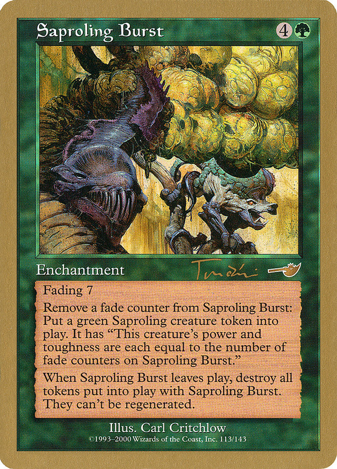 Saproling Burst (Jan Tomcani) [World Championship Decks 2001] | Gamers Paradise