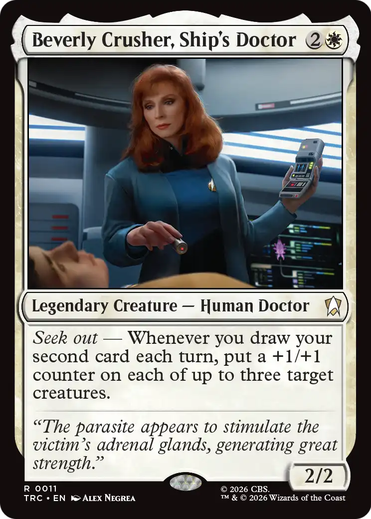 Beverly Crusher, Ship's Doctor (Surge Foil) [Star Trek Commander] | Gamers Paradise