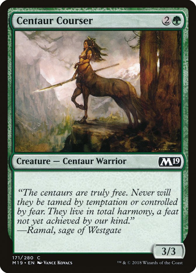 Centaur Courser [Core Set 2019] | Gamers Paradise