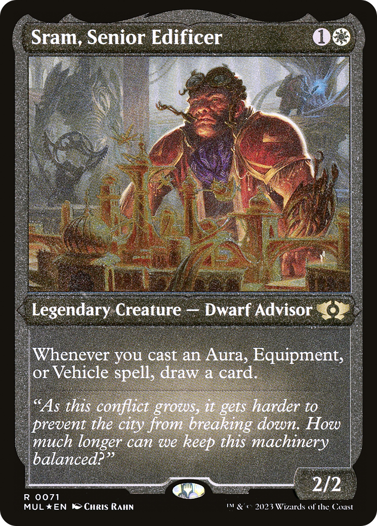 Sram, Senior Edificer (Foil Etched) [Multiverse Legends] | Gamers Paradise