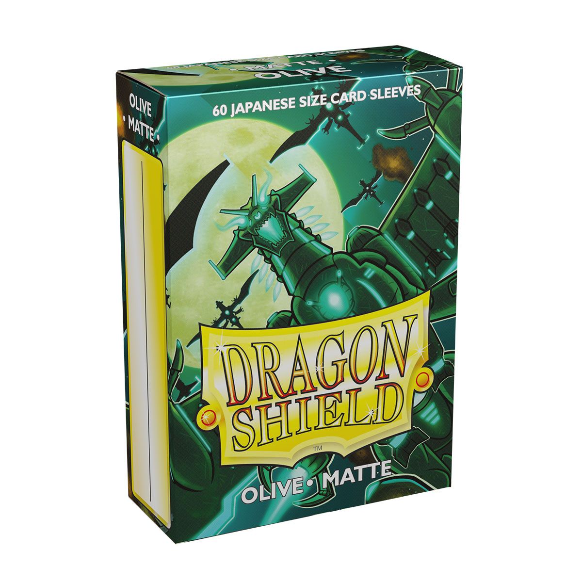 Dragon Shield: Japanese Size 60ct Sleeves - Olive (Matte) | Gamers Paradise