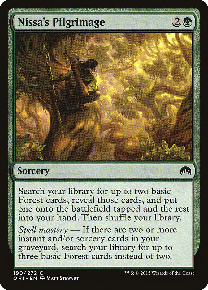 Nissa's Pilgrimage [Magic Origins] | Gamers Paradise