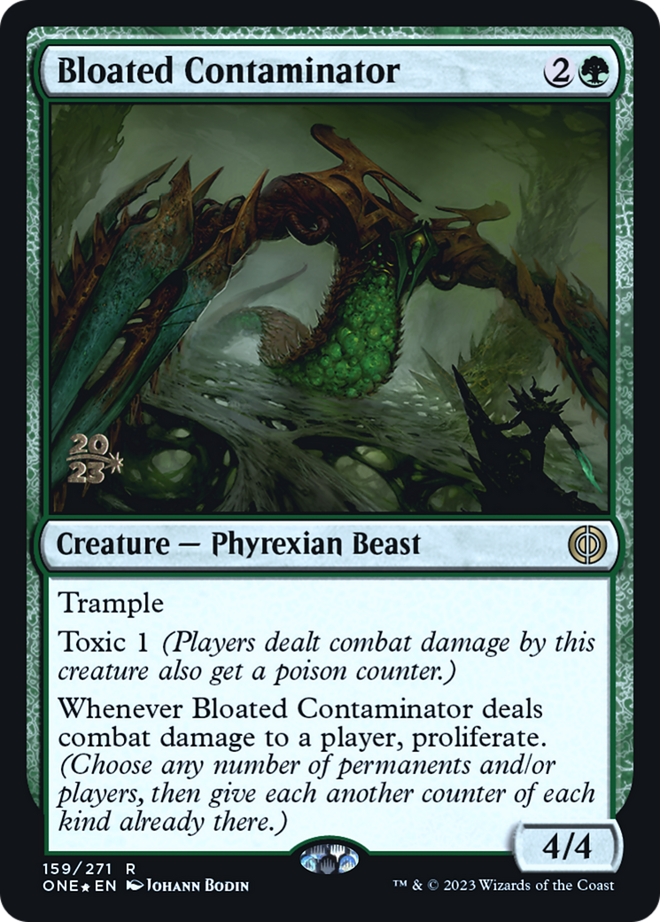 Bloated Contaminator [Phyrexia: All Will Be One Prerelease Promos] | Gamers Paradise