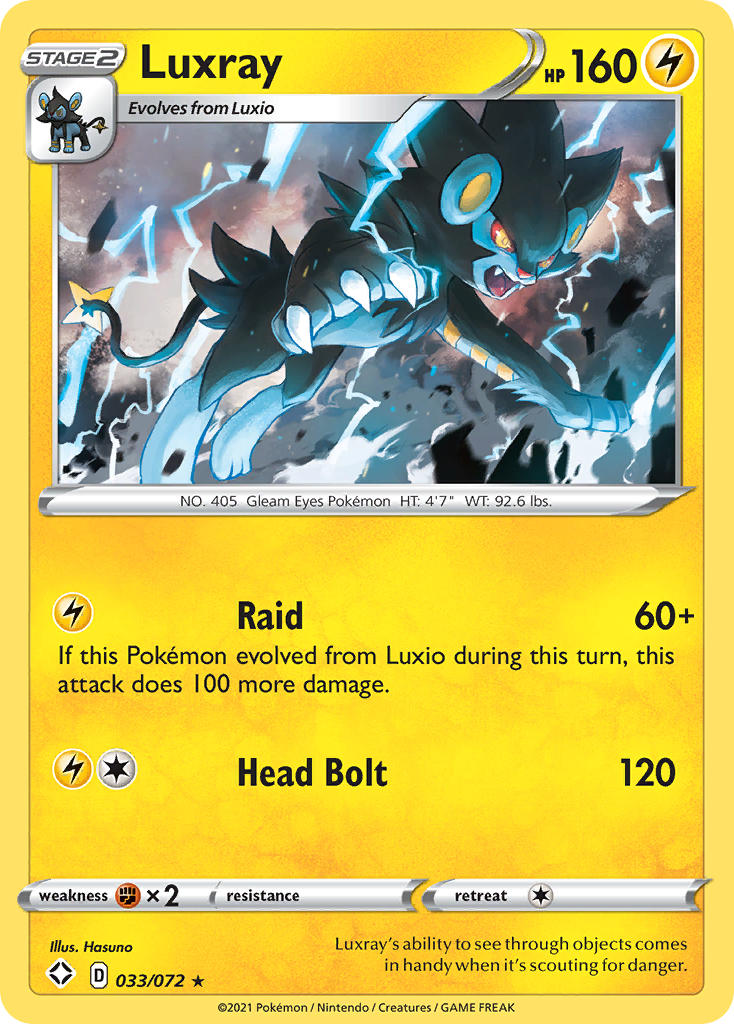 Luxray (033/072) [Sword & Shield: Shining Fates] | Gamers Paradise