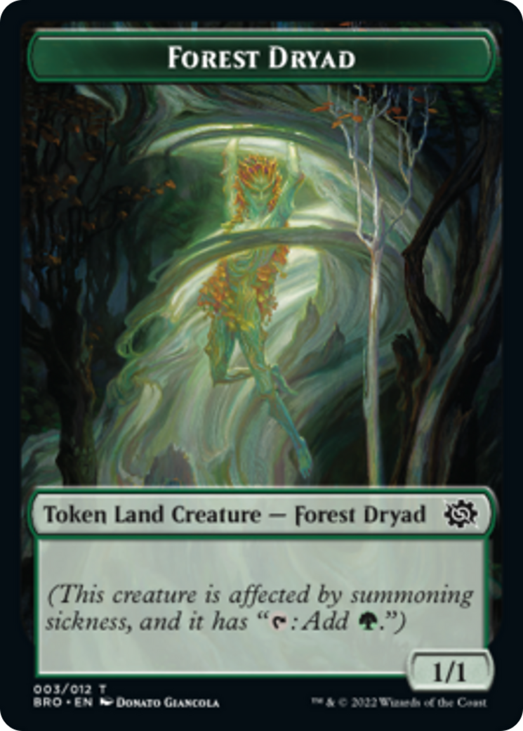 Forest Dryad Token [The Brothers' War Tokens] | Gamers Paradise