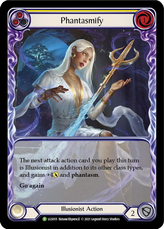 Phantasmify (Yellow) [LGS055] (Promo)  Rainbow Foil | Gamers Paradise