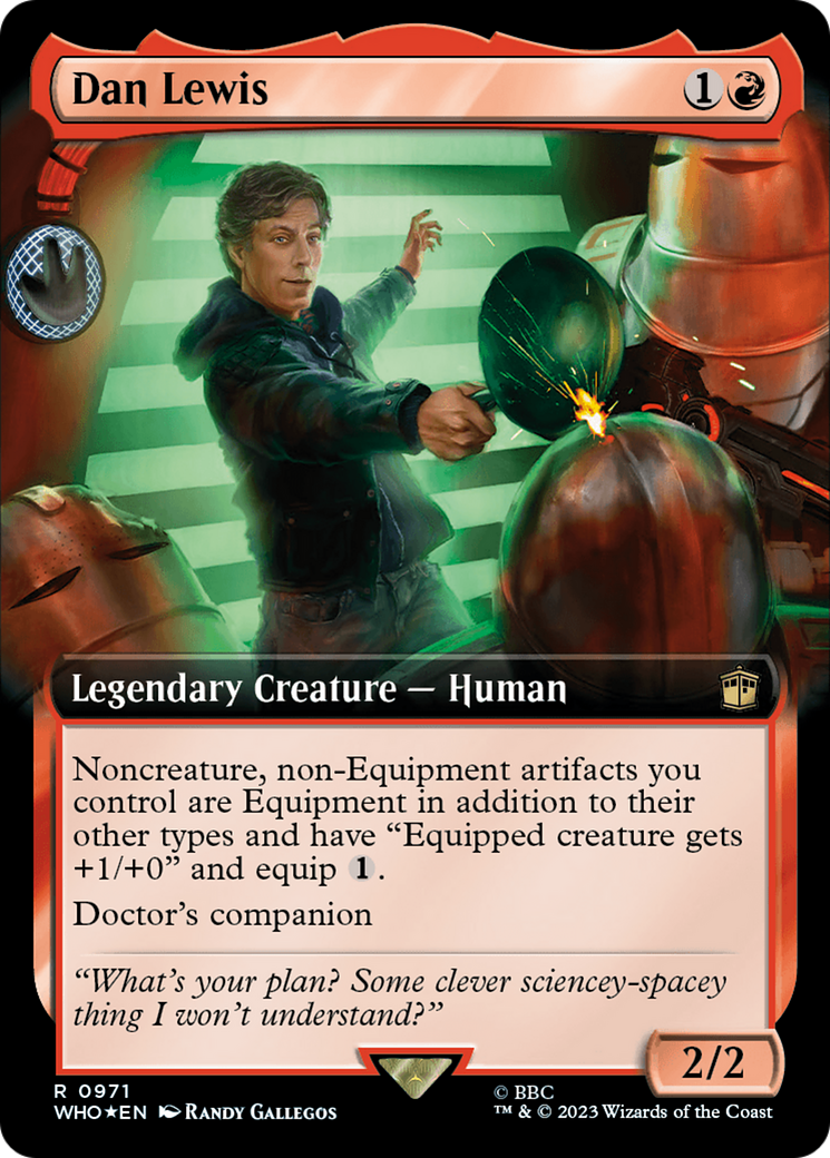 Dan Lewis (Extended Art) (Surge Foil) [Doctor Who] | Gamers Paradise