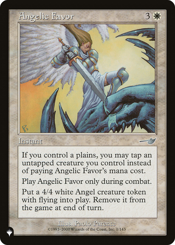 Angelic Favor [The List Reprints] | Gamers Paradise