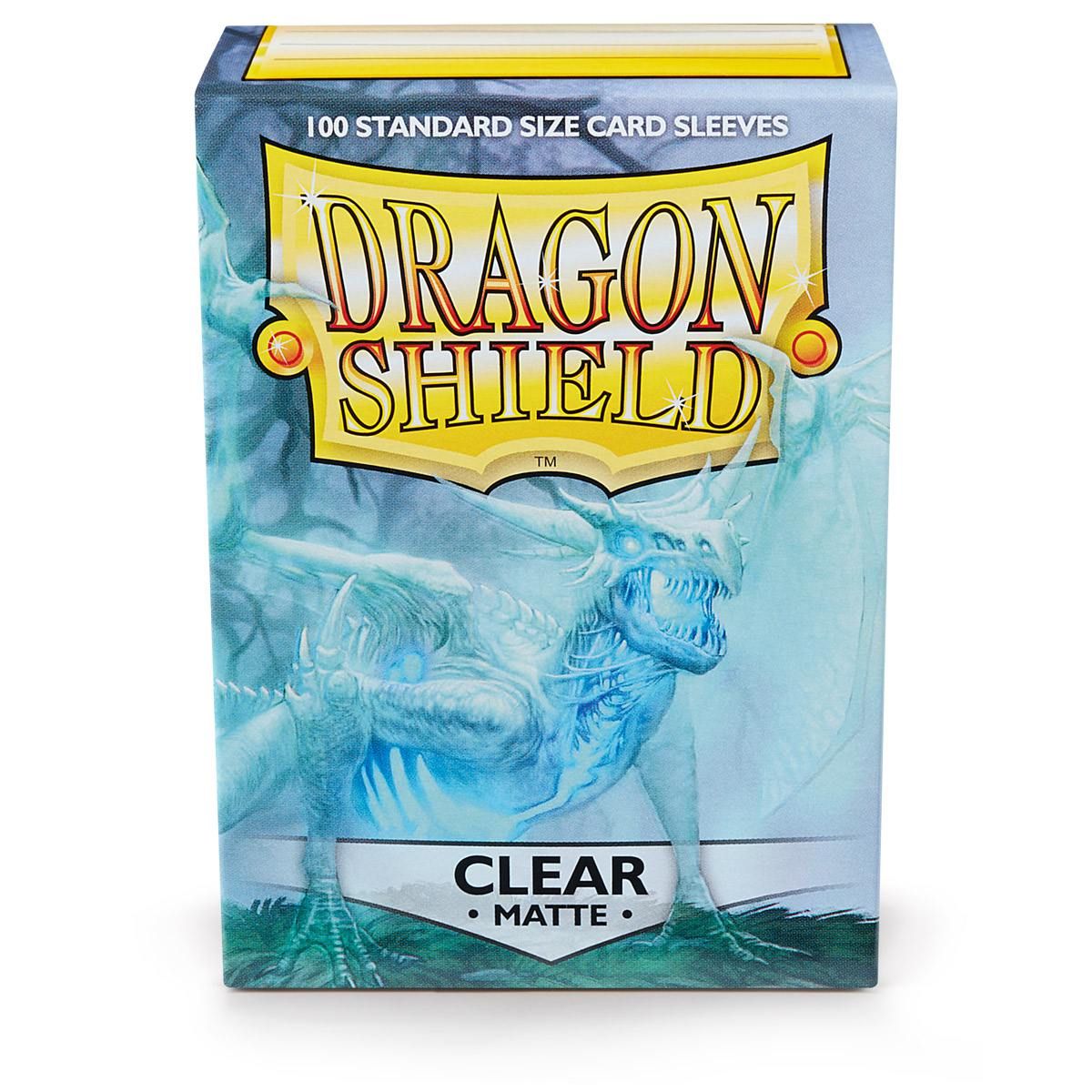 Dragon Shield: Standard 100ct Sleeves - Clear (Matte) | Gamers Paradise