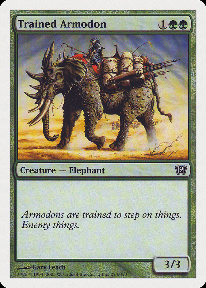 Trained Armodon [Ninth Edition] | Gamers Paradise