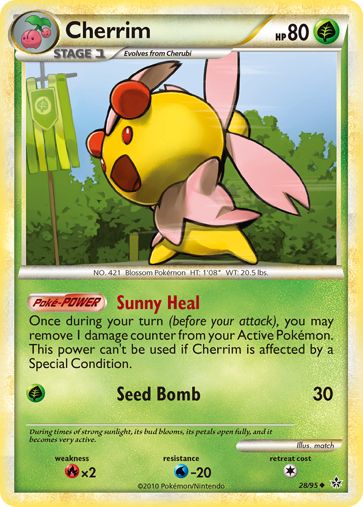 Cherrim (28/95) [HeartGold & SoulSilver: Unleashed] | Gamers Paradise