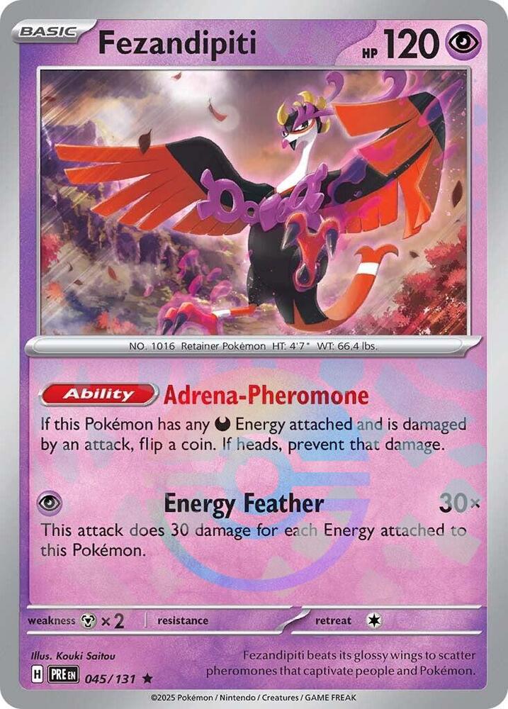 Fezandipiti (045/131) (Poke Ball Pattern) [Scarlet & Violet: Prismatic Evolutions] | Gamers Paradise